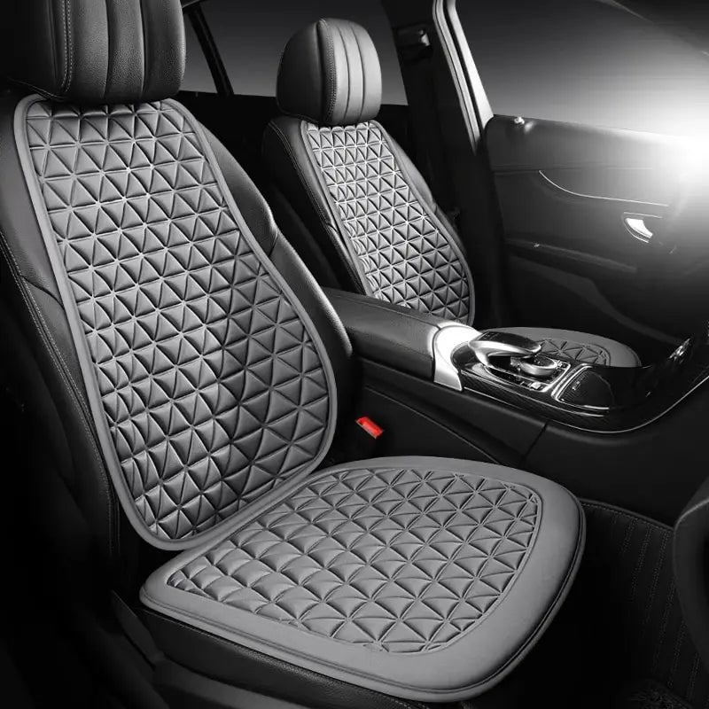 3D Suspended  Car Seat Cushion with Embossed Pattern,Separate Bottom Seat Cushion and Back Cushion Fit for Most Cars